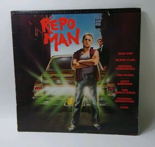 Repo Man Motion Picture Soundtrack Vinyl Lp Iggy Pop - Black Flag