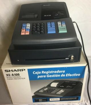 Sharp Xe - A106 Electronic Cash Register -