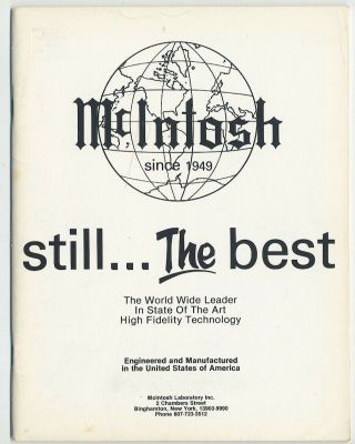 Mcintosh Sales Brochure 