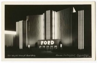 Day And Night,  Ford Building,  Texas Centennial Exposition,  Dallas,  1936