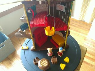 Remco Elly & Andy Baby Mouse Twins Treehouse Near Complete