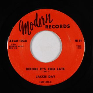 Northern/deep Soul 45 - Jackie Day - Before It 