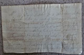 1779 Payment Voucher William Dutcher To Abraham & Isaac Acker Phillipsburgh Ny