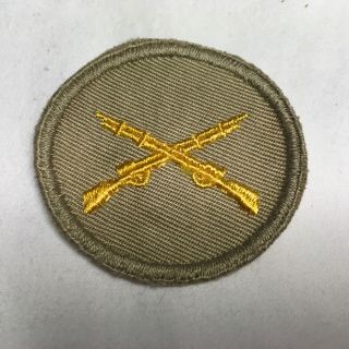 Ww2 Us Infantry Sew - On Uniform Patch,  Vintage Wwii War Memorabilia