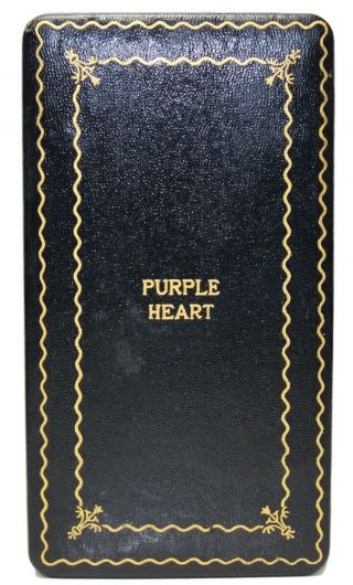 Us Wwii Purple Heart Medal Presentation Box