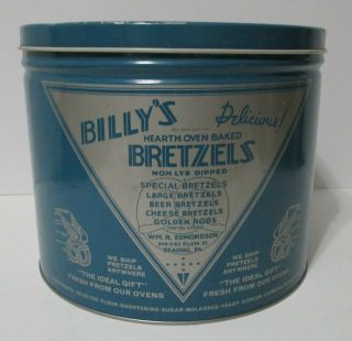 Vintage Advertising Tin Billy 