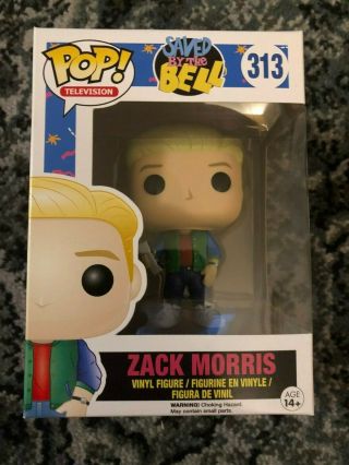 Funko Pop Tv: Saved By The Bell 313,  Zack Morris.  Vaulted.