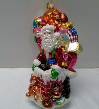 Christopher Radko Christmas Glass Ornament 10 