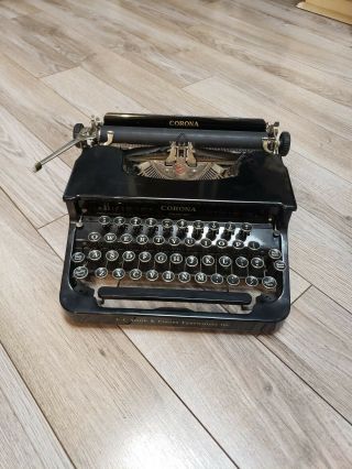 Vintage L.  C.  Smith Corona Typewriter