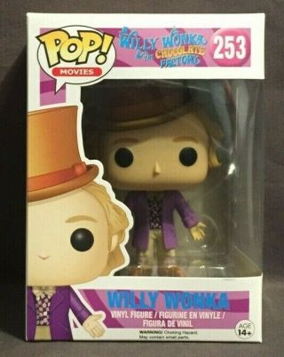 Funko Pop Movies Willy Wonka And The Chocolate Factory Willy Wonka 253