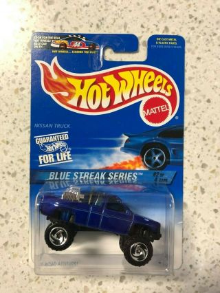 Hot Wheels Blue Streak Series Set Olds 442 Nissan Truck,  55 Chevy,  Speed Blaster 3