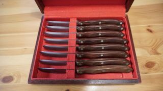 Cutco 59 - Vintage Set Of 8 Knives W/ Wood Box