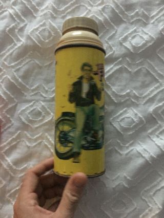 Vintage 1976 The Fonz Thermos From Happy Days Fonzie Bottle 2272 King Seeley