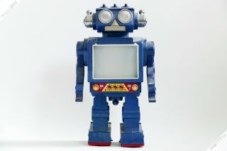 Horikawa Yonezawa Nomura Space Commander Robot Tin Japan Vintage Toy