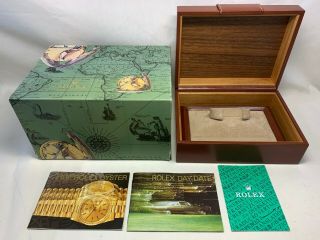 Vintage Rolex Day - Date 18238 Watch Box Case 71.  00.  01 Booklet 1028005