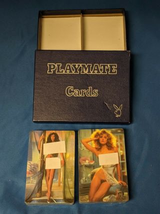 Playboy Playmate Playing Cards 1986 (2x Complete Decks) Decks Mib.