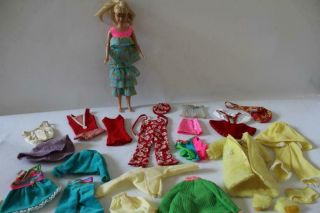 Vtg 1963 Mattel Barbie 30,  Pc Skipper Doll & Clothing Blonde Hair Blue Eyes Japan