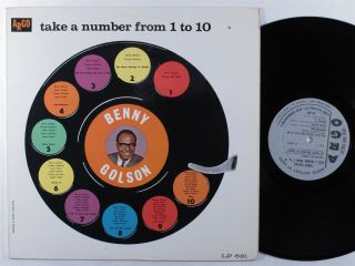Benny Golson Take A Number From 1 To 10 Argo Lp Vg,  Mono