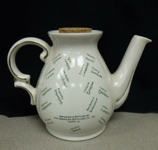 Vintage Dunphy ' s Blended Irish Whisky Pub Mug Water Pitcher with Cork and lid 2