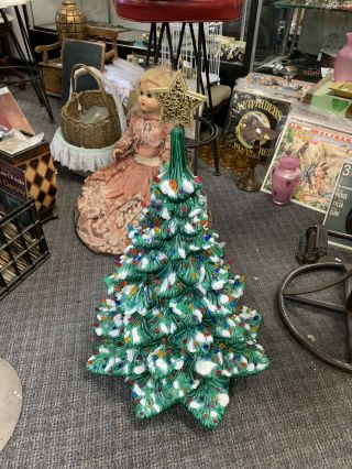 Extra Large Vintage,  Ceramic Xmas Tree