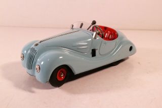 SCHUCO EXAMICO 4001,  Germany U.  S - Zone tin toy wind - up car box 1950s EXC 2