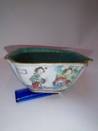18 Th Century Old Chinese Hand Painted Porcelain Bowl
