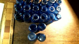 23 3 " Vintage Cobalt Blue 1 Bottle Bromo - Seltzer Emerson Baltimore,  1 No Emboss