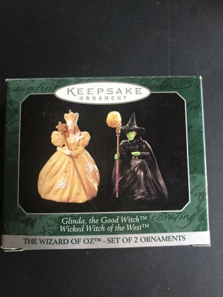 Glinda The Good Witch Wicked Witch Of The West Hallmark Ornaments Wizard Of Oz 2