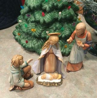 Vintage Goebel Hummel Nativity Set Mary Joseph Baby Jesus Shepard 214 Figurines