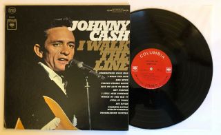Johnny Cash - I Walk The Line - 1964 Us Stereo 1st Press (nm) Ultrasonic