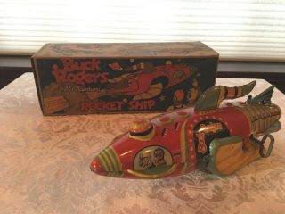 Vintage 1928 Marx Buck Rogers 25th Century Rocket Ship In Originalbox