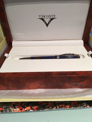Visconti Blue Ballpoint Pen