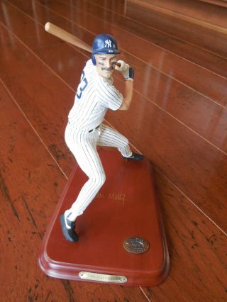 Don Mattingly " The Danbury " All Star Ny Yankees Figurine W/coa