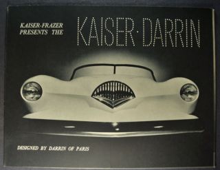 1954 Kaiser Darrin 161 Brochure Folder 54 Not A Reprint