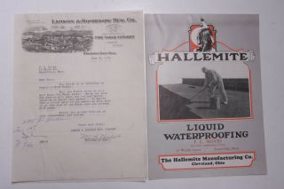 1931 Lamson Goodnow Leaflet F C Noyes Somerville Ma Hallemite Oh Ephemera L669e