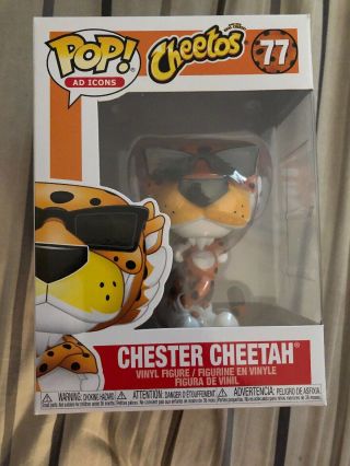 Funko Pop Ad Icons: Cheetos Chester Cheetah 77 In Hand