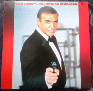 Sean Connery Is 007 In Never Say Never Again Lp - 1983 Japan Only Orig.