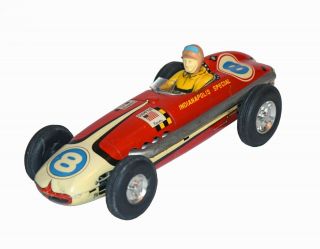 Yonezawa Indianapolis Special Tin Windup Race Car -