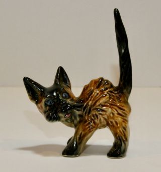 Vintage Darbyshire Australian Pottery - Scared Cat - Sticker - Gvc
