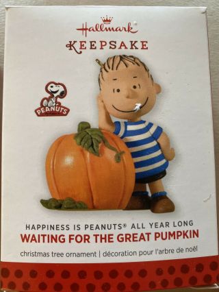 12 Months Of Fun Peanuts Waiting For The Great Pumpki Hallmark Keepsake Ornament