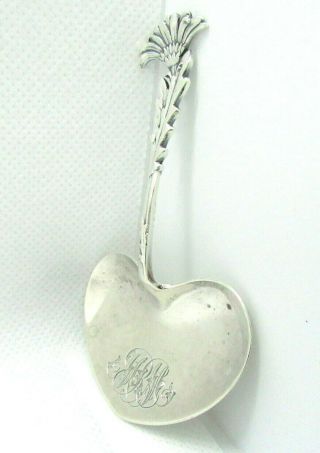 Tiffany & Co.  Sterling Silver Heart - Shaped Bon Bon Spoon - 3 - 3/8 " Long