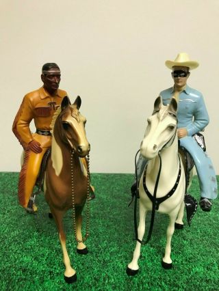 Hartland Vintage Western Figure - Lone Ranger And Tonto