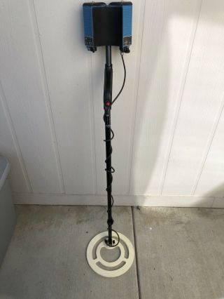 Vintage Teknetics S/t Turbo Metal Detector With 10 Inch Coil.  Beach And Jewelry