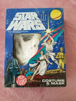 1977 Vintage Stormtrooper Ben Cooper Star Wars Halloween Costume