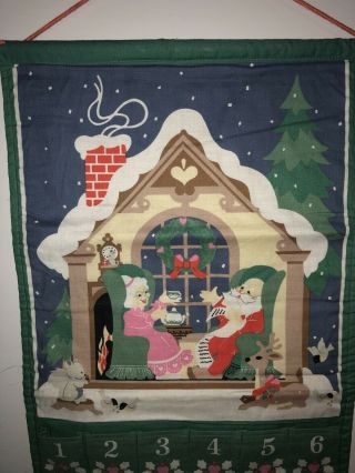 VGC Vintage 1987 Avon Countdown to Christmas Advent Calendar With MOUSE 2