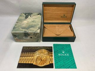 Vintage Rolex Submariner 16610 Watch Box Case 68.  00.  08 Booklet 1018008