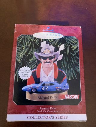 Hallmark 1998 Richard Petty Stock Car Champions Nascar Series Christmas Ornament