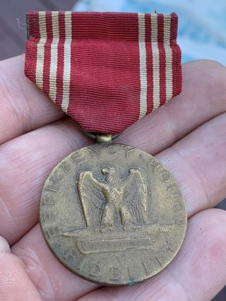 Pre Wwii Ww2 Very Early 1st Issue Army Gc Good Conduct Medal Not Named