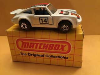 Matchbox Superfast No.  3 Porsche 911 Turbo - White Body,  Macau Base