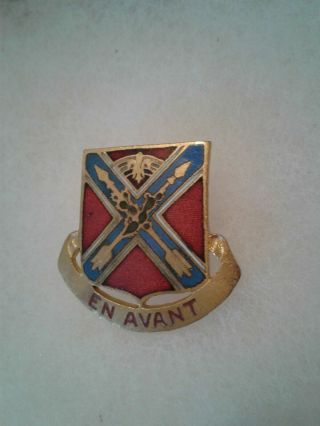 Authentic Wwii Us Army 151st Field Artillery Di Dui Unit Crest Insignia Nh